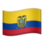 Flag: Ecuador on Apple