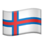 Flag: Faroe Islands on Apple