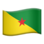 Flag: French Guiana on Apple