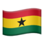 Flag: Ghana on Apple