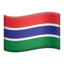 Flag: Gambia on Apple
