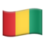 Flag: Guinea on Apple