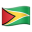 Flag: Guyana on Apple