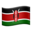Flag: Kenya on Apple