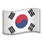 Flag: South Korea on Apple
