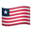 Flag: Liberia on Apple
