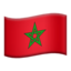 Flag: Morocco on Apple