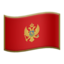 Flag: Montenegro on Apple