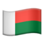 Flag: Madagascar on Apple
