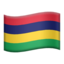 Flag: Mauritius on Apple