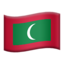 Flag: Maldives on Apple