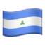 Flag: Nicaragua on Apple