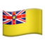 Flag: Niue on Apple