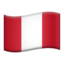 Flag: Peru on Apple