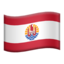 Flag: French Polynesia on Apple
