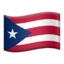 Flag: Puerto Rico on Apple
