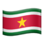 Flag: Suriname on Apple
