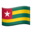 Flag: Togo on Apple