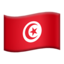 Flag: Tunisia on Apple