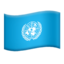 Flag: United Nations on Apple
