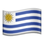 Flag: Uruguay on Apple