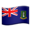 Flag: British Virgin Islands on Apple