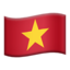 Flag: Vietnam on Apple