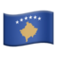 Flag: Kosovo on Apple