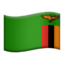 Flag: Zambia on Apple