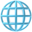 Globe With Meridians on Apple