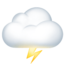 Cloud With Lightning on Apple