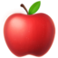 Red Apple on Apple