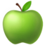 Green Apple on Apple