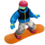 Snowboarder on Apple
