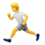 Person Running on Apple