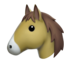 Horse Face on Apple