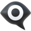 Eye In Speech Bubble on Apple
