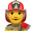 Man Firefighter on Apple