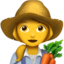 Woman Farmer on Apple
