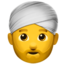 Man Wearing Turban on Apple