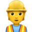 Construction Worker on Apple