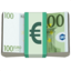 Euro Banknote on Apple