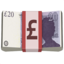 Pound Banknote on Apple