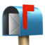 Open Mailbox With Raised Flag on Apple