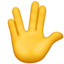 Vulcan Salute on Apple