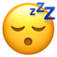 Sleeping Face on Apple