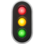 Vertical Traffic Light on Apple