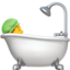 Person Taking Bath on Apple