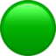 Green Circle on Apple