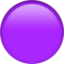 Purple Circle on Apple